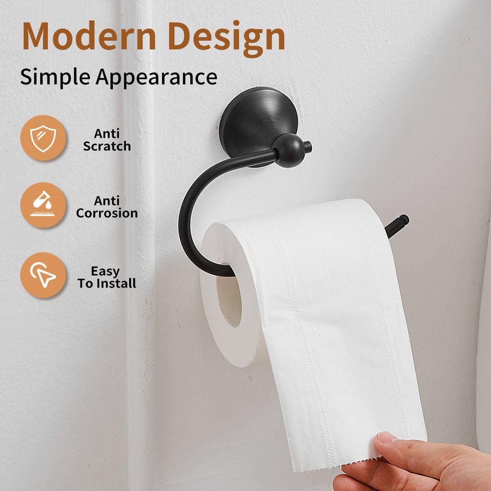 Oil Rubbed Bronze Wall Mount Toilet Paper Holder