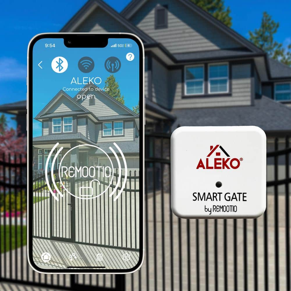 ALEKO Dual Swing Gate Opener Kit with ETL Listed Accessories