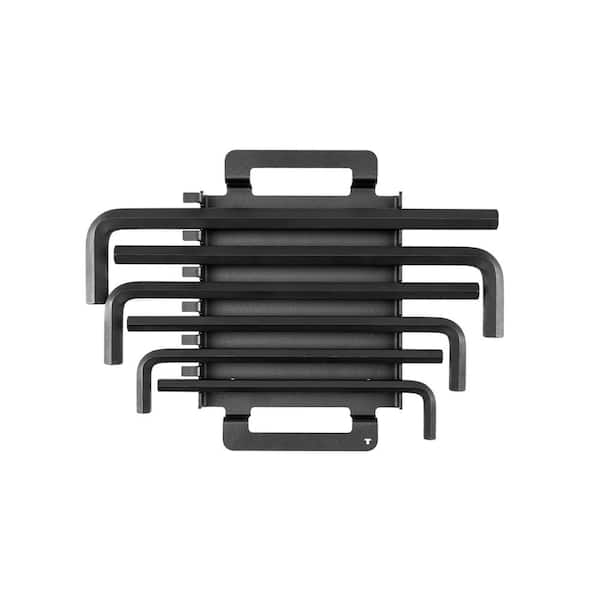 TEKTON Flat End Hex L- Key Set with Rack, 6-Piece (7/16-3/4 in.)