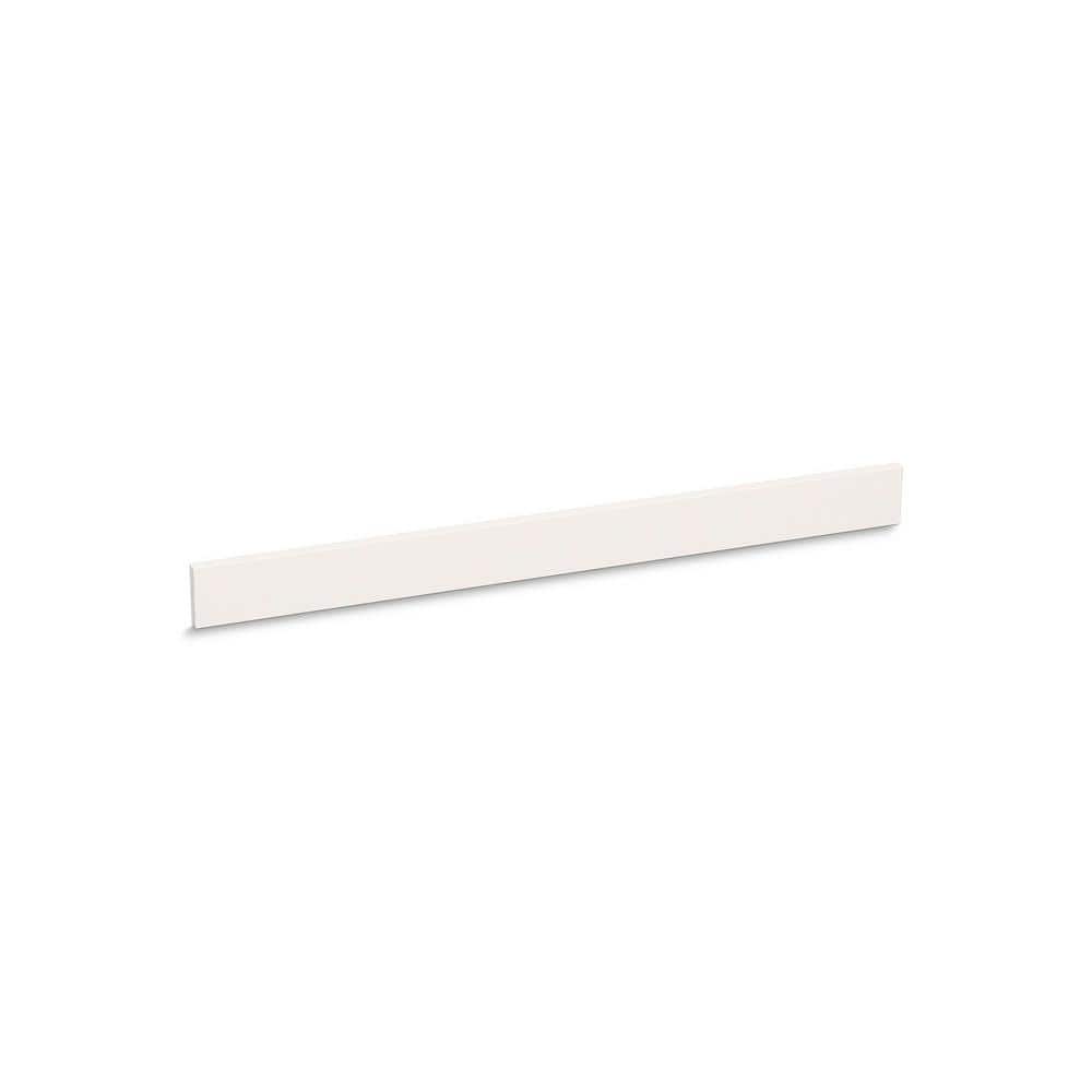 Pure White 4" x 48" Quartz Bathroom Backsplash