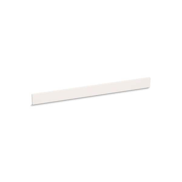 48 in. W Quartz Vanity Backsplash in Pure White