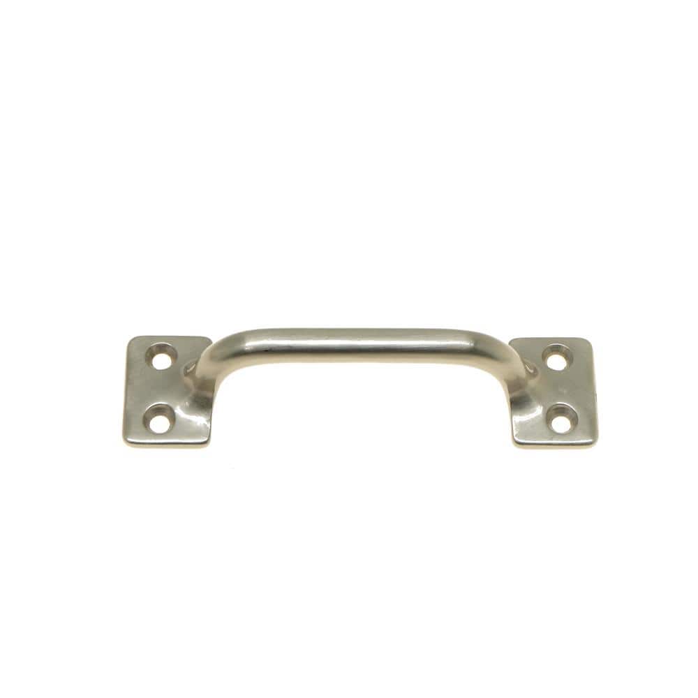 UPC 879913005835 product image for 3-1/2 in. Center-to-Center Satin Nickel Solid Brass Bar Sash Lift/Drawer Pull | upcitemdb.com