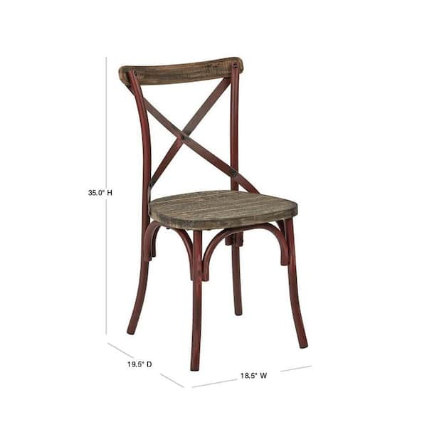 Provincial cross 2025 back chair oak