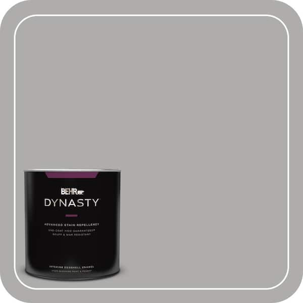 BEHR DYNASTY 1 qt. #HDC-NT-27A Soft Pebble One-Coat Hide Eggshell Enamel Stain-Blocking Interior Paint and Primer
