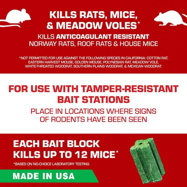 4lb. Bromethalin Bait Chunx Pail