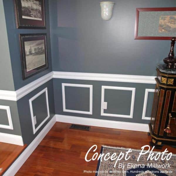 Ashford Classic White Polyurethane Wainscot Wall Panel 20" x 24"