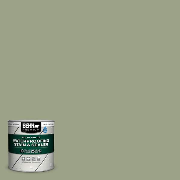 BEHR Premium 1 gal. #ST-120 Ponderosa Green Semi-Transparent Waterproofing Exterior Wood Stain and Sealer