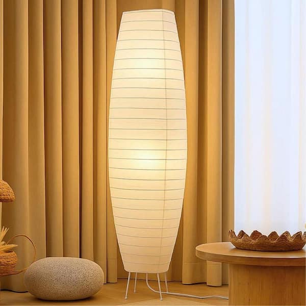 50 in. x 12 in. White Paper Lantern 2-Pack HD792L1SB8 - The Home Depot