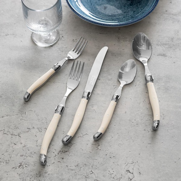 French Home Laguiole Connoisseur 20-Piece 18/10 Stainless-Steel