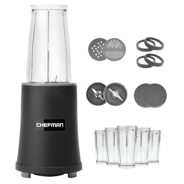 Chefman Ultimate 17-Piece Personal Blender Set in Black