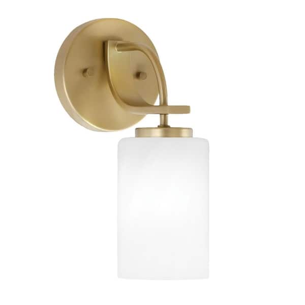 Unbranded Olympia 1-Light New Age Brass Wall Sconce