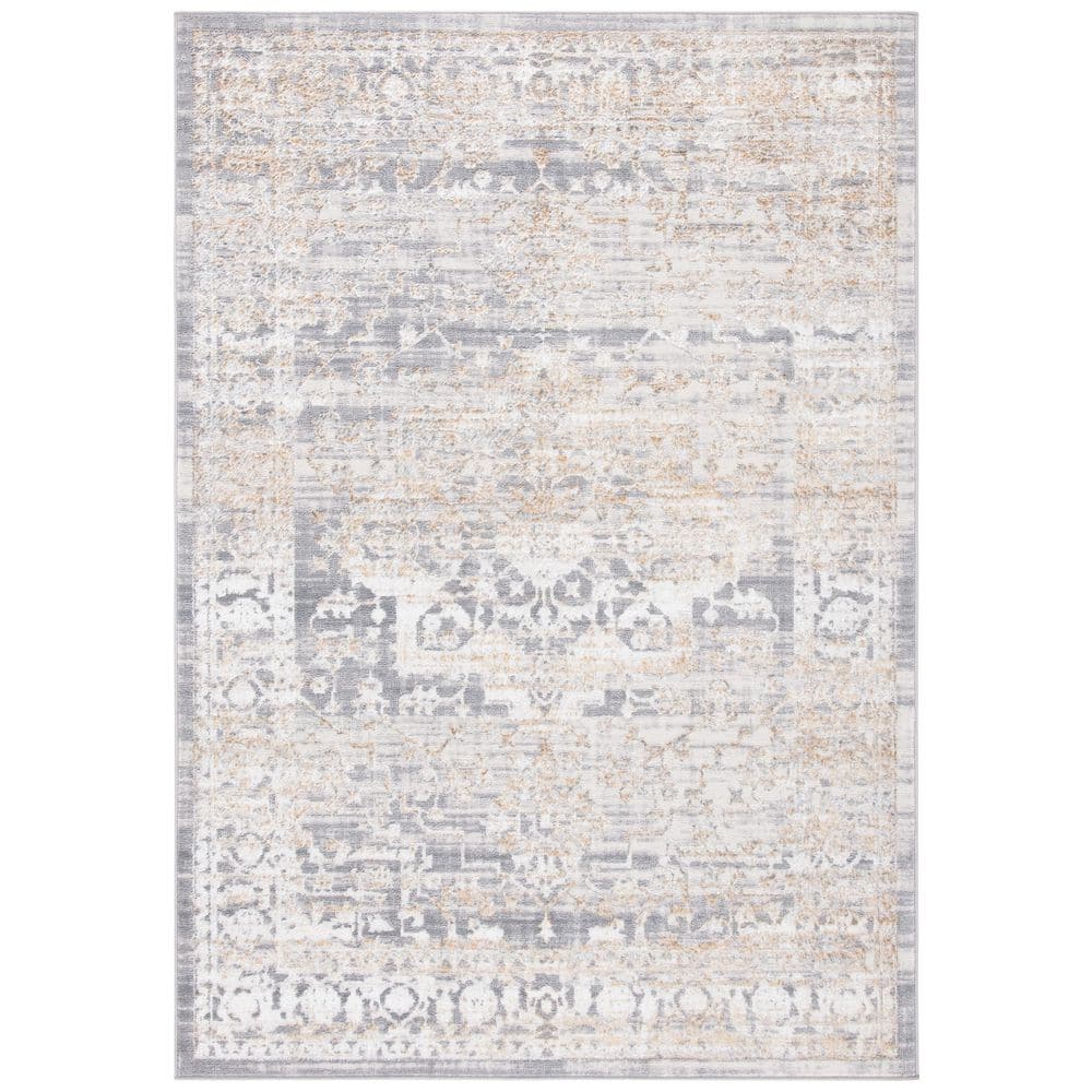 Orchard 5 ft. x 8 ft. Gray/Gold Distressed Oriental Area Rug price history on PriceWatchPro