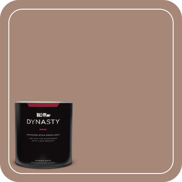 BEHR DYNASTY 1 qt. #PPU3-14 Tribal Pottery One-Coat Hide Matte Interior Stain-Blocking Paint and Primer