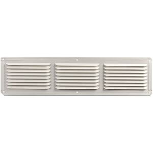 thumbnail image 2 of Master Flow 16x8 White Aluminum Under Eave Soffit Vent – Open Box 2 of 4