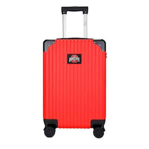 Ohio State University Buckeyes premium 2-Toned 21 in. Carry-On Hardcase in Red