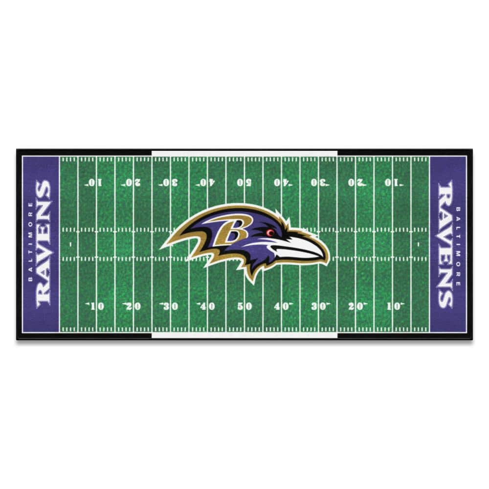 Team Sports America Baltimore Ravens 12-in H x 7-in W Purple