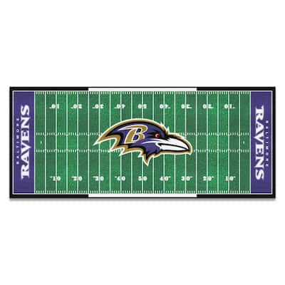 : FANMATS 5674 Baltimore Ravens Football Rug - 20.5in. x 32.5in.   Sports Fan Home Decor Rug and Tailgating Mat : Sports Fan Area Rugs :  Sports & Outdoors