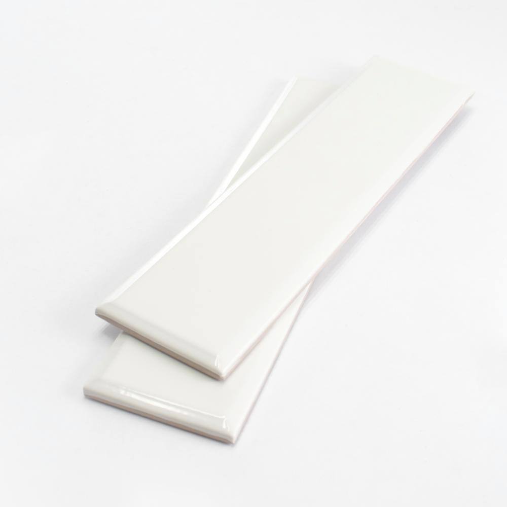 Facet 3in. x6in. White Gloss Ceramic Subway Tile Sample price history on PriceWatchPro