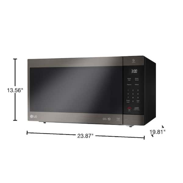 LG NeoChef 2.0 cu. ft. Countertop Microwave in Black Stainless