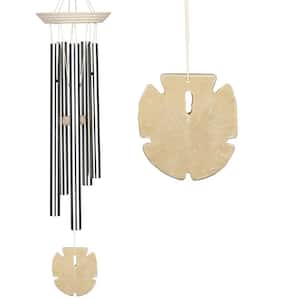 Signature Collection, Woodstock Seashore Chime, Sand Dollar 24 in. Silver Wind Chime SSA