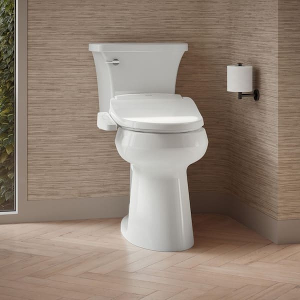 KOHLER Purewash E580 Round Electric Bidet Seat in White 32331-0