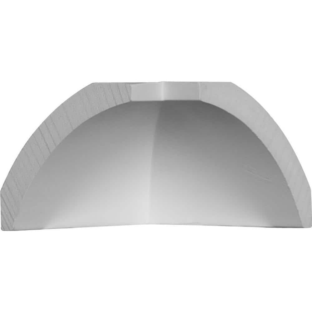 White Smooth Inside Corner Crown Moulding 2.63 x 2.38 inches