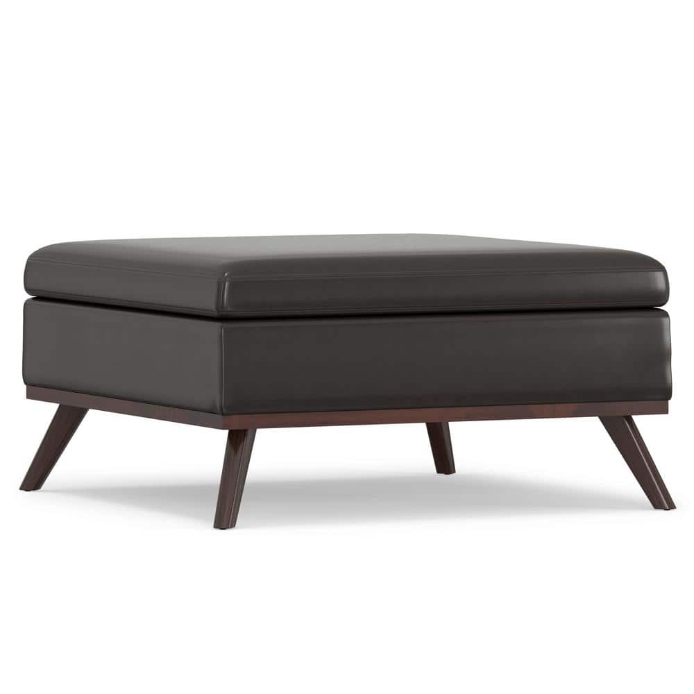 Simpli Home Owen 36 in. Wide Mid Century Modern Square