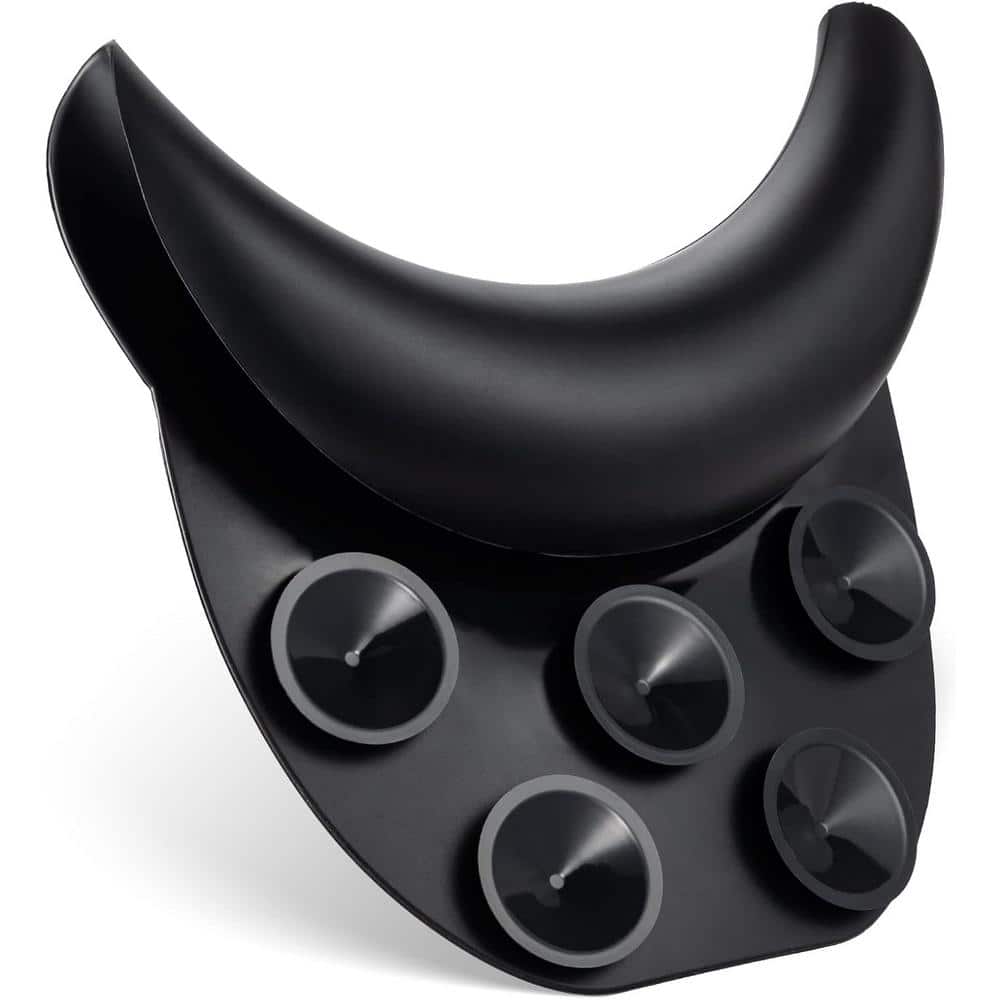 Salon Neck Rest Cushion with Suction Cup, Non-Slip Soft Silicon Shampoo Bow