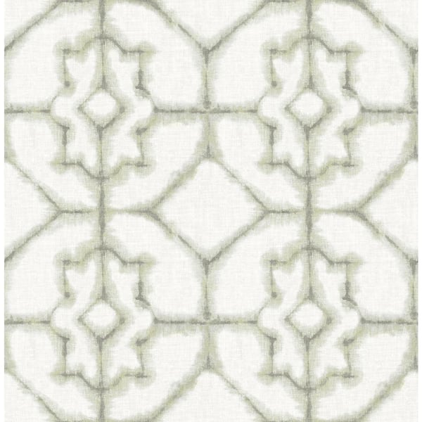 A-Street Prints Verandah Moss Shibori Paper Strippable Roll (Covers 56.4 sq. ft.)