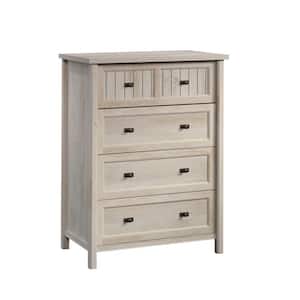 Costa 4-Drawer Chalked Chestnut Chest of-Drawers 43.504 in. H x 32.677 in. W x 19.291 in. D
