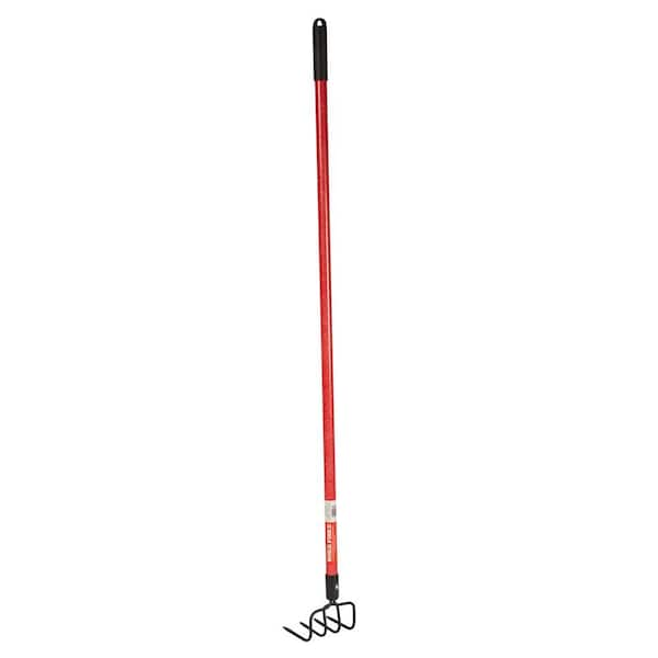 Workforce 48 in. 4-Prong Fiberglass Handle Cultivator 1253-1 - The Home ...