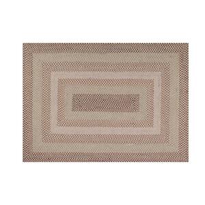 Super Area Rugs Waterbury Rectangle Coral and Green 2 ft. X 3 ft. Cotton  Braided Area Rug SAR-WAT01F-RDGRN-2X3 - The Home Depot