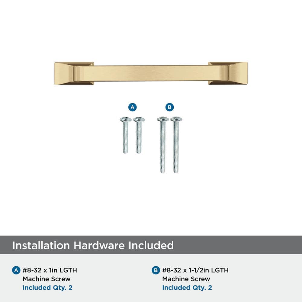Champagne Bronze 3" Cabinet Drawer Pull with Mounting Hardware
