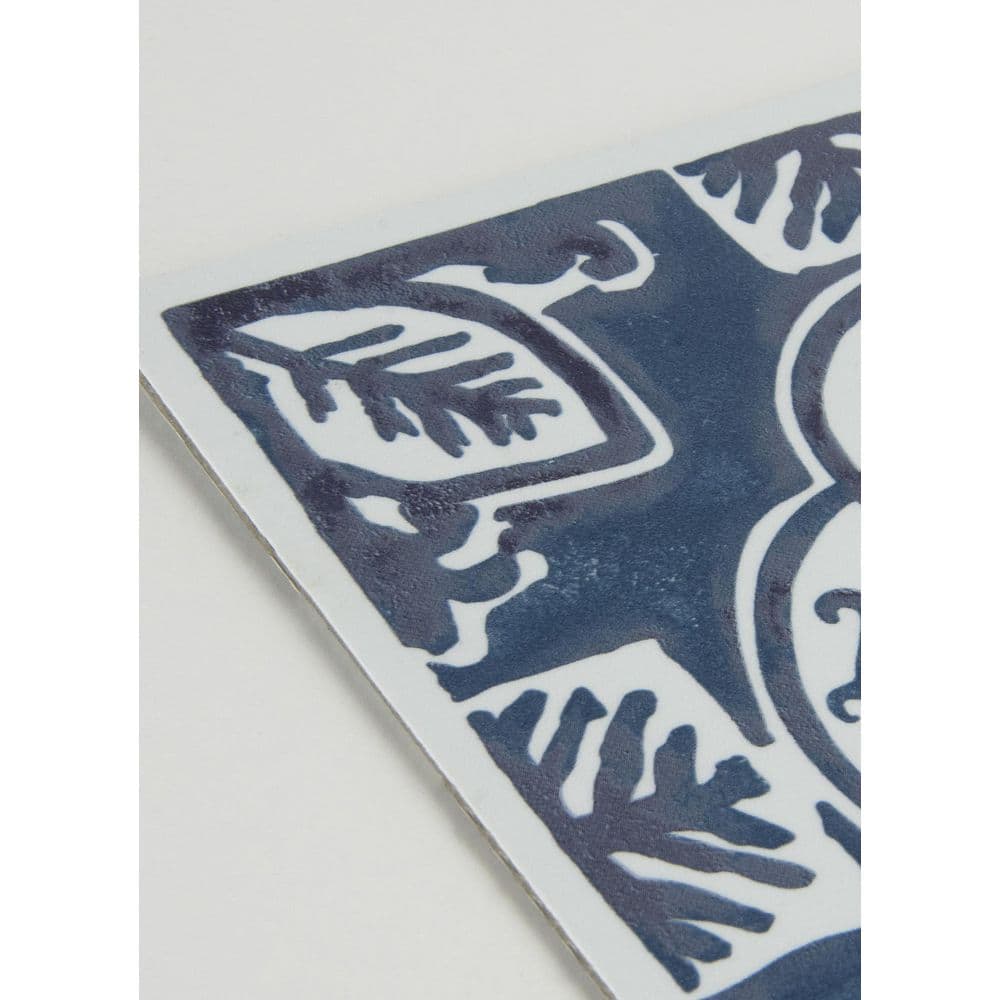 Caeli Blue and White Vinyl Peel & Stick Wall Tiles