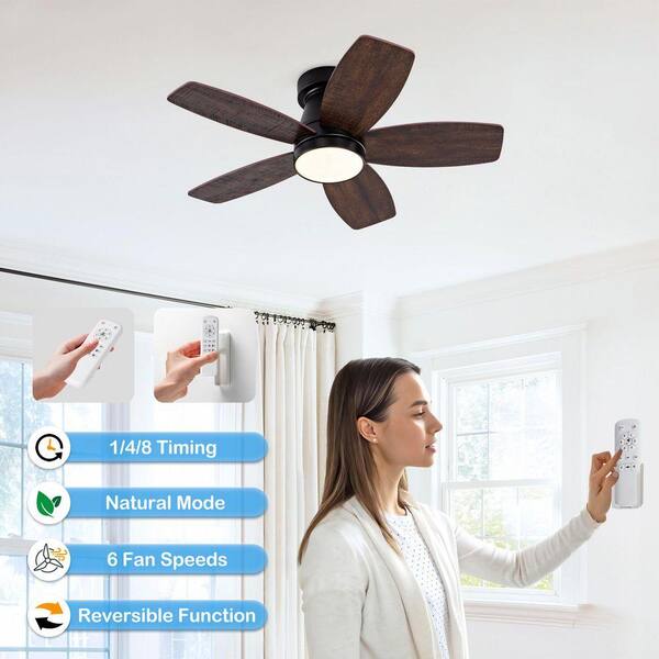 ASPOR LED Ceiling Fan With Light Bedroom E27 Ceiling Fan With Remote Control Silent Ceiling Fan Light I3879361717 - View #7