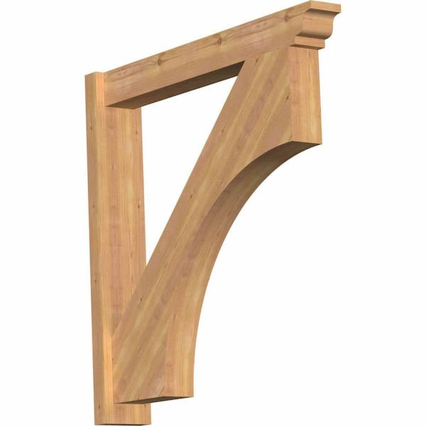 Ekena Millwork 6 in. x 36 in. x 36 in. Westlake Traditional Smooth Western Red Cedar Outlooker