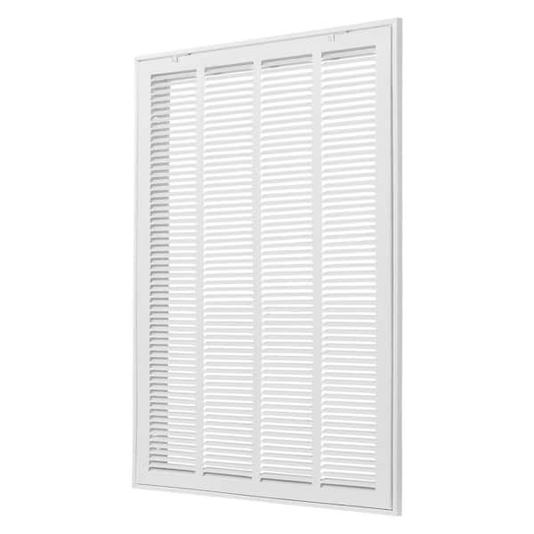 Return Air Filter Grille, Fits 20 W x 30 in. H Duct Opening, Filter Not Included, Return Air Vent Cover for Wall
