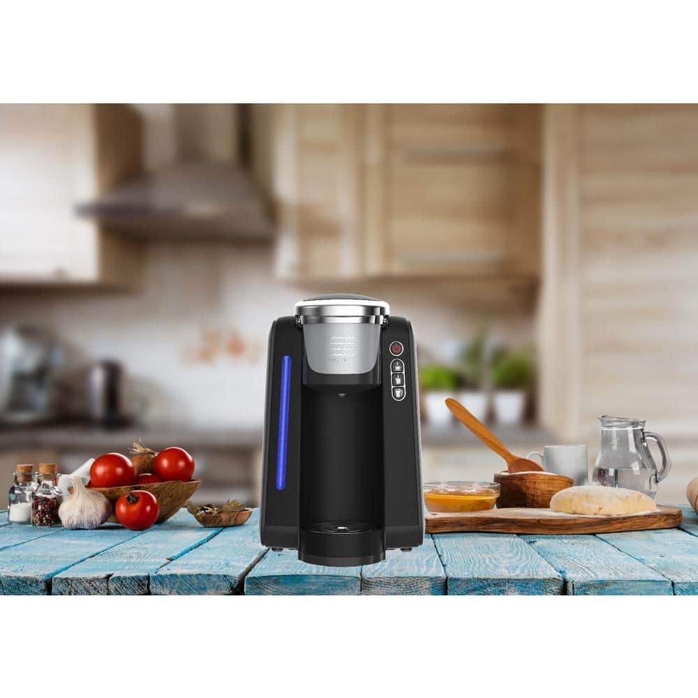 Black Programmable Pod Style Drip Coffee Maker