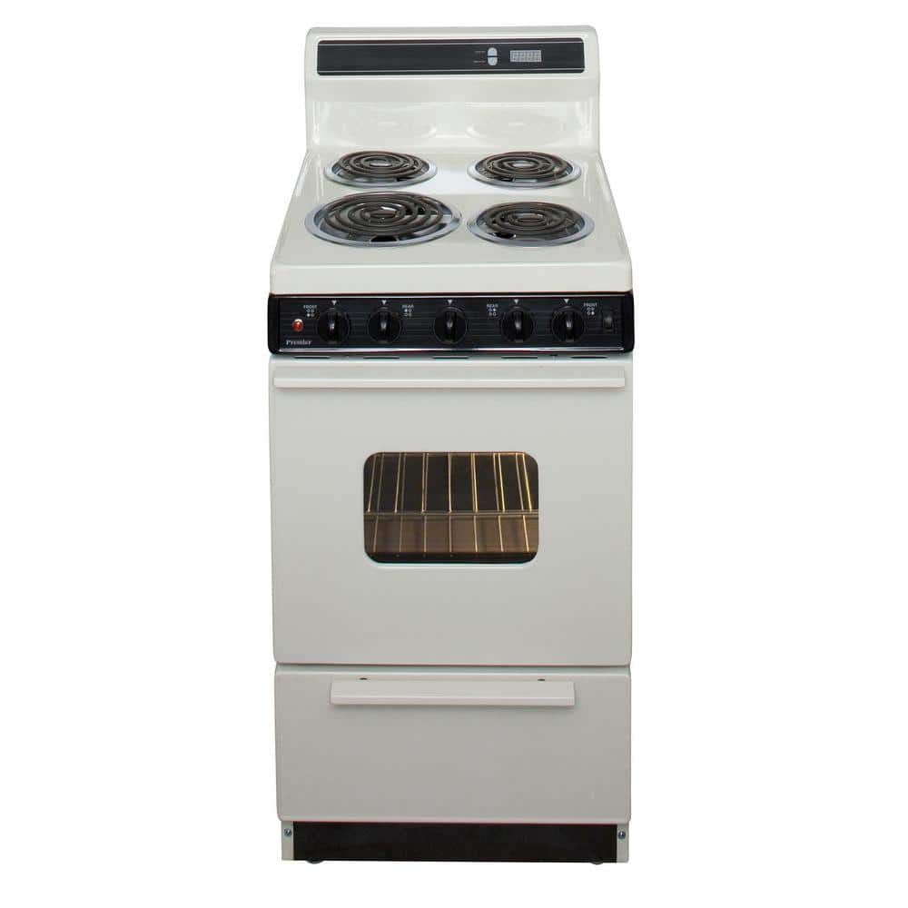20 in. 2.42 cu. ft. Electric Range in Biscuit