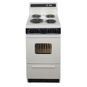 20 in. 2.42 cu. ft. Electric Range in Biscuit