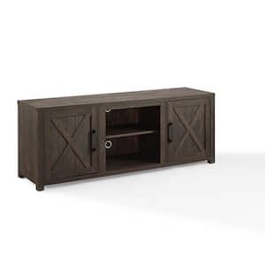 Gordon 58 in. Dark Walnut TV Stand Fits TV's up to 65 in. with Cable Management