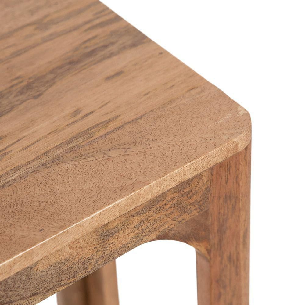 Dahl 16 in. Natural Rectangle Solid Wood End Table - thumbnail 6