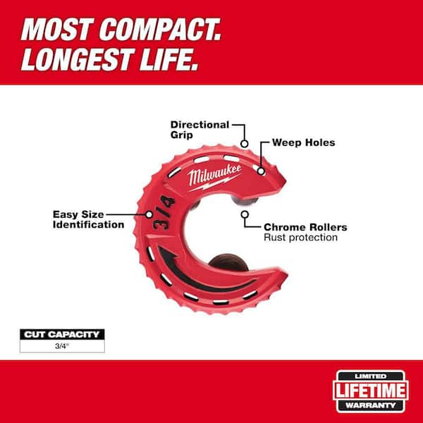 3/4 in. Close Quarters Tubing Cutter with Reaming Pen