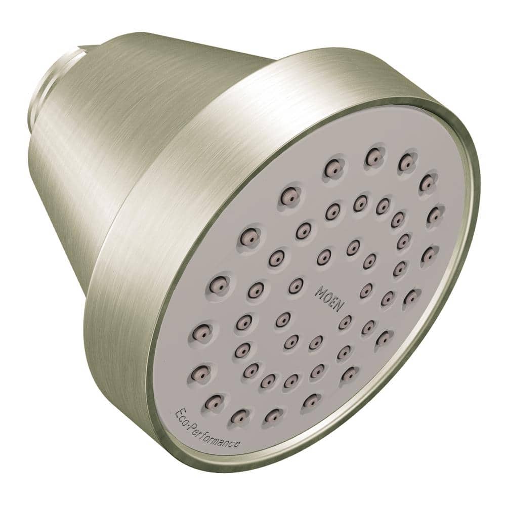 Pulse Square Brushed Nickel Wall Mounted Shower Head