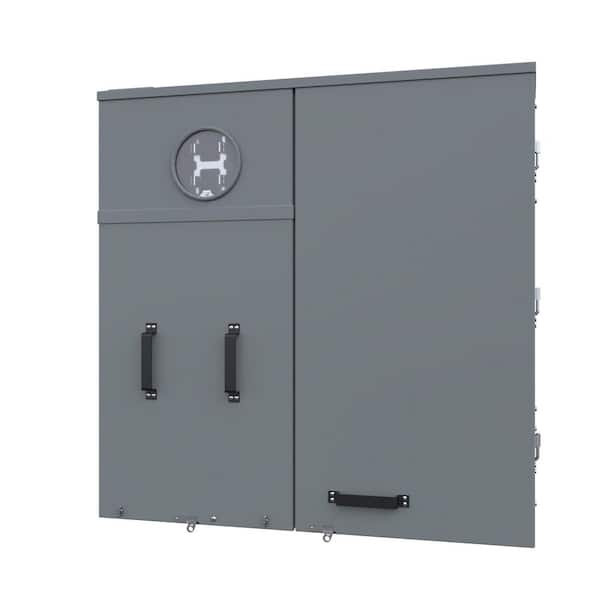 400 Amp 30-Space 42-Circuit Overhead/Underground Fed Ring Type Meter Main Combo Load Center