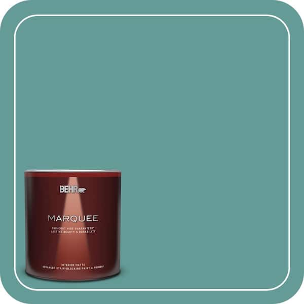BEHR MARQUEE 1 Qt. #MQ6-06 Semi-Precious One-Coat Hide Matte Interior Paint & Primer