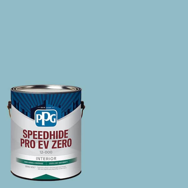 PPG Speedhide Pro EV Zero 1 gal. PPG1150-4 Kingston Aqua Eggshell Interior Paint