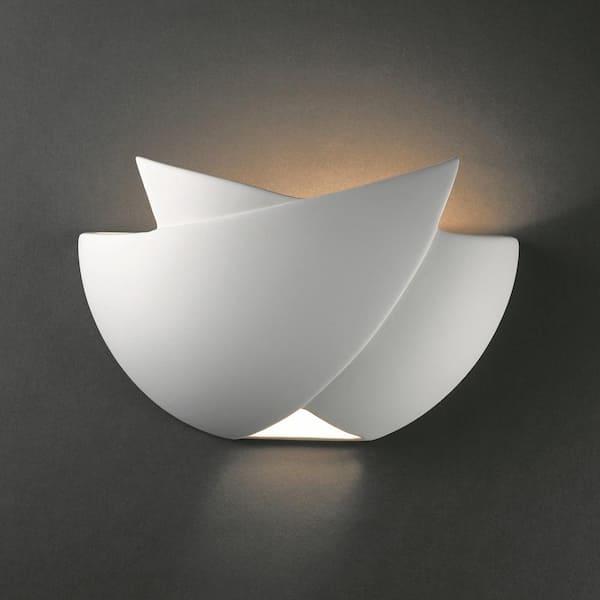 Bisque Justice Design Ambiance Fema Wall Sconce Incandescent 