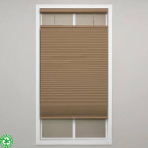 Latte Cordless Blackout Polyester Top Down Bottom Up Cellular Shades - 64 in. W x 48 in. L