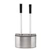 OXO Good Grips Stainless Steel Toilet Plunger and Canister Round 1286200 -  The Home Depot